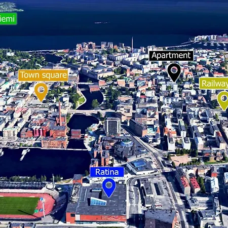 Gem With Sauna - Big Two-room Free Parking Huoneisto