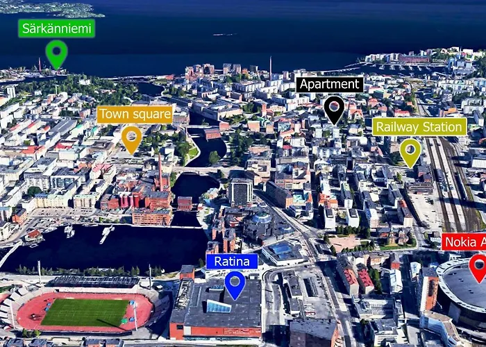 Gem With Sauna - Big Two-room Free Parking Huoneisto